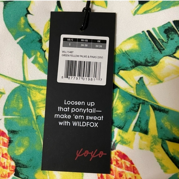 NWT WILDFOX Palms & Pinas leggings . Size sm - Picture 3 of 10